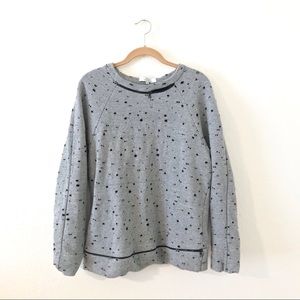 Robert Rodriguez grey distressed sweatshirt